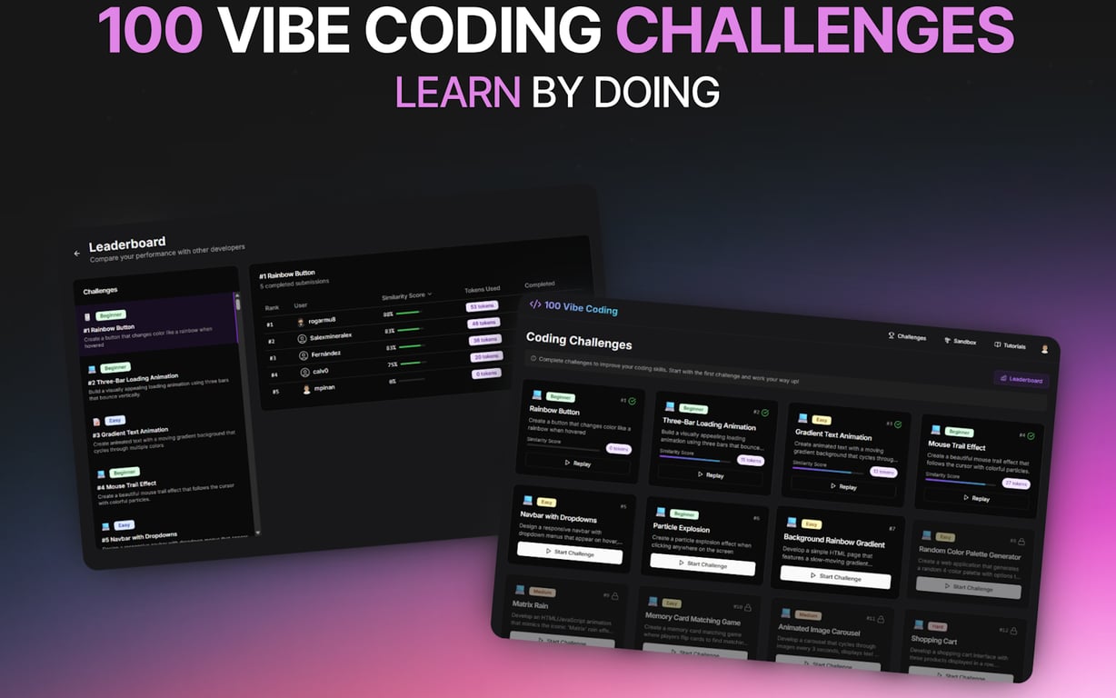 100 Vibe Coding preview