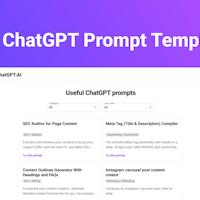 100+ Free ChatGPT Prompt Templates