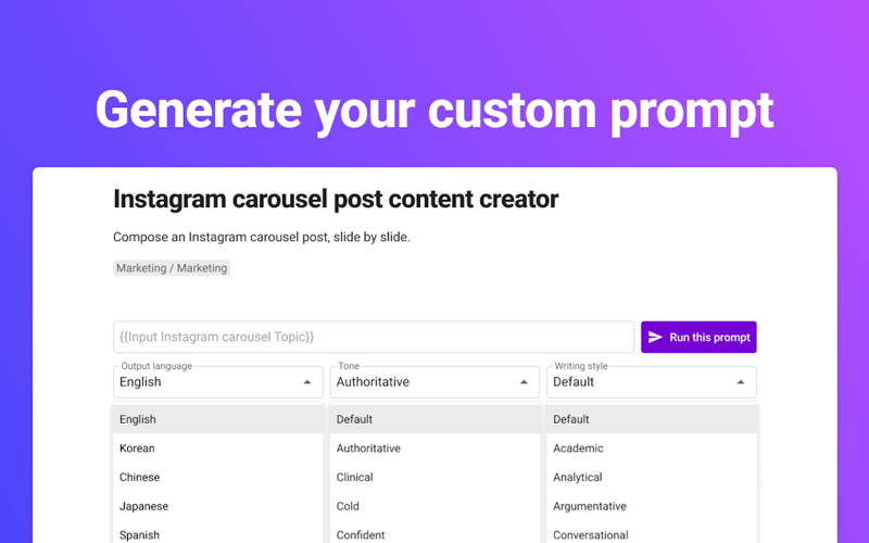 100+ Free ChatGPT Prompt Templates screenshot 3