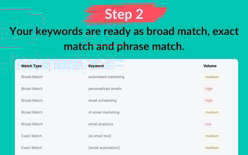 100% Free Keyword Generator screenshot 3