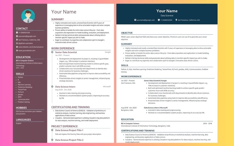1MillionResume screenshot 1