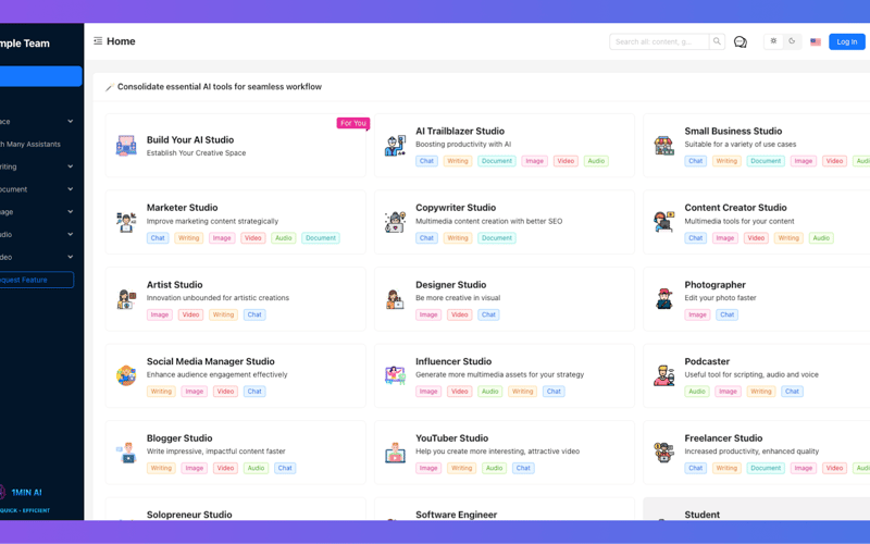 1min.AI screenshot 1