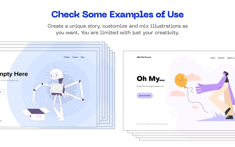 404 Illustrations screenshot 2