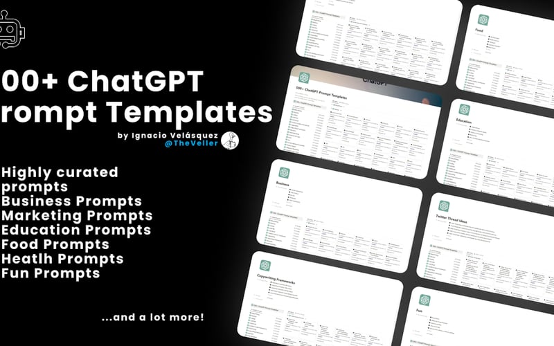 500+ AI Chatbot Prompt Templates screenshot 1