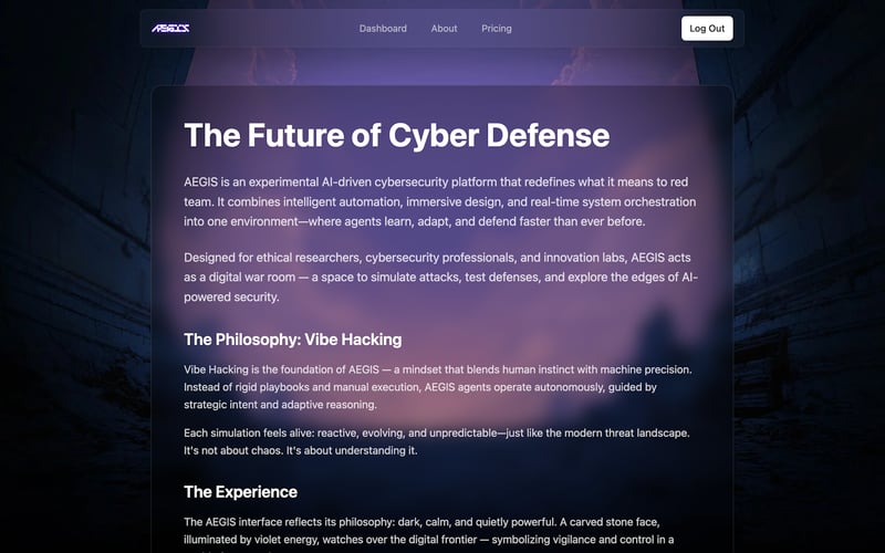 AEGIS: The Autonomous AI-Driven Red Team screenshot 3