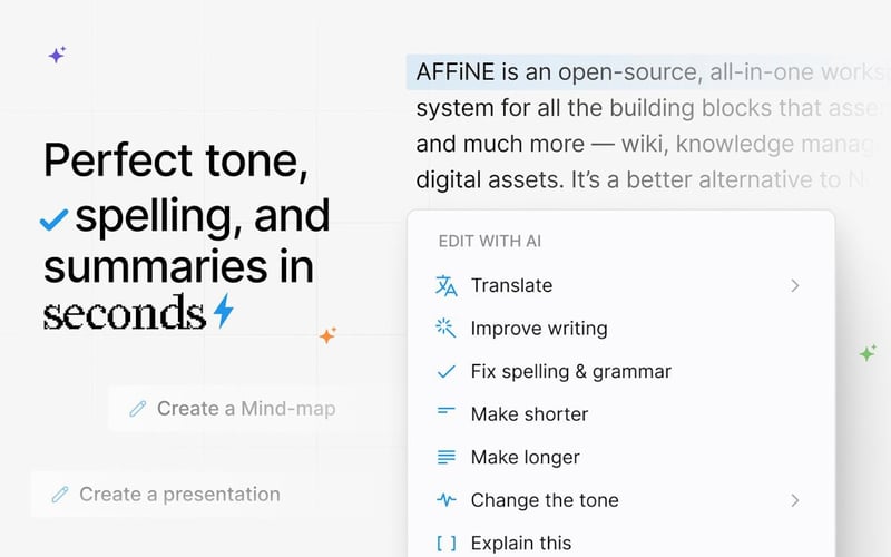 AFFiNE screenshot 2