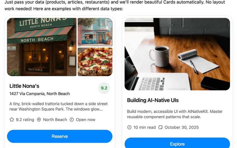 AINativeKit-UI screenshot 1