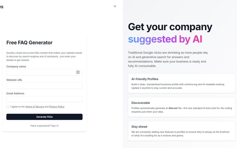 AIProfiles screenshot 2