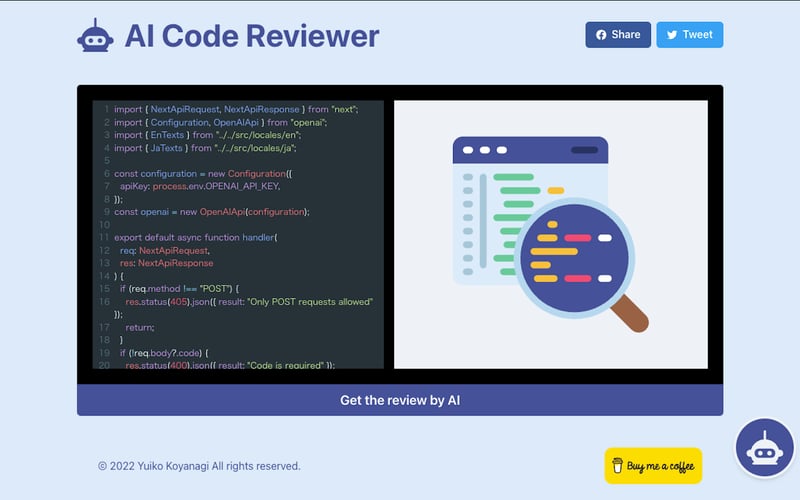 AI Code Reviewer screenshot 2