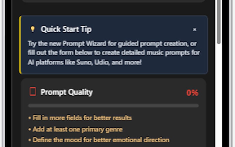 AI Music Prompter screenshot 3