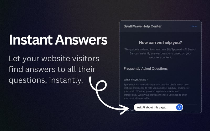 AI Search Bar screenshot 1