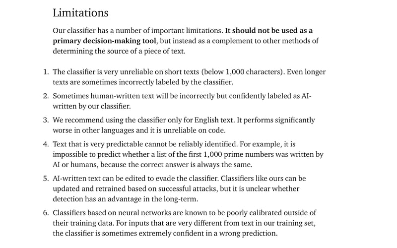 AI Text Classifier by OpenAI screenshot 3
