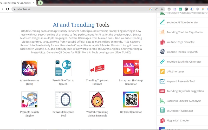 AI Tools Kit (AiToolsKit.ai) screenshot 2