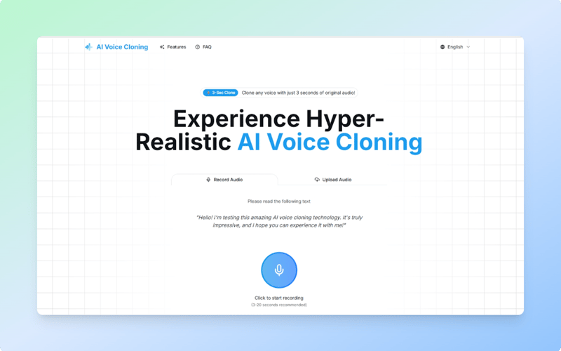 AI Voice Cloning screenshot 1