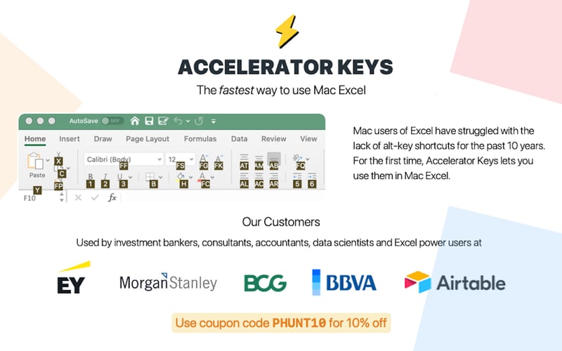 Accelerator Keys screenshot 1