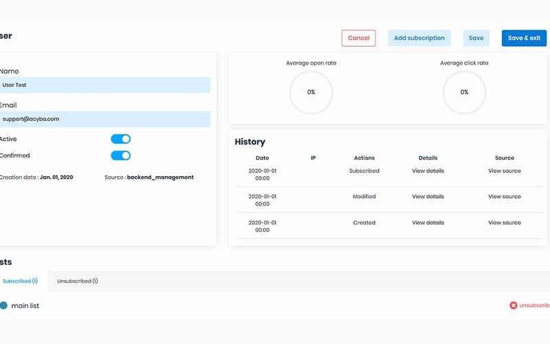 AcyMailing screenshot 3