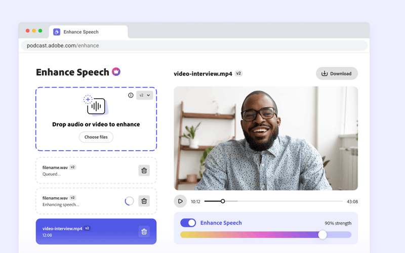 Adobe Podcast screenshot 3