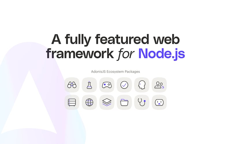AdonisJS screenshot 1