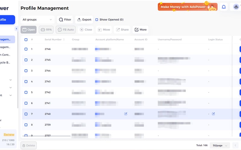 AdsPower Browser screenshot 1