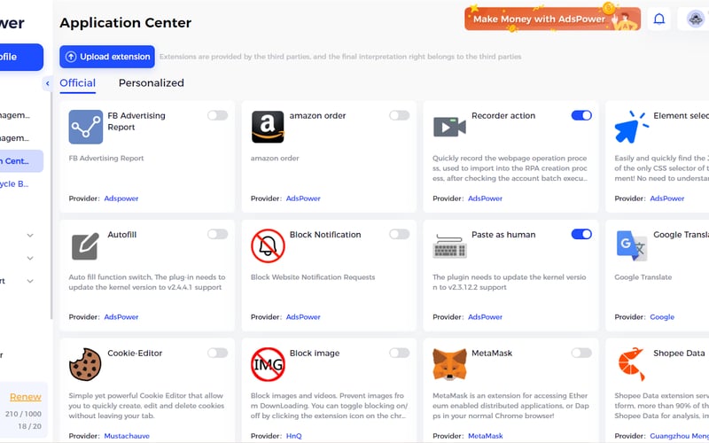 AdsPower Browser screenshot 2