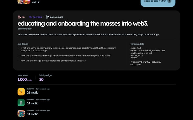 Agora Square screenshot 3