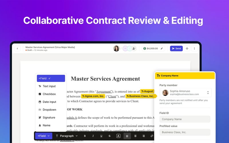 Agree.com screenshot 2