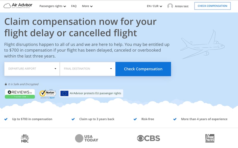 AirAdvisor screenshot 1
