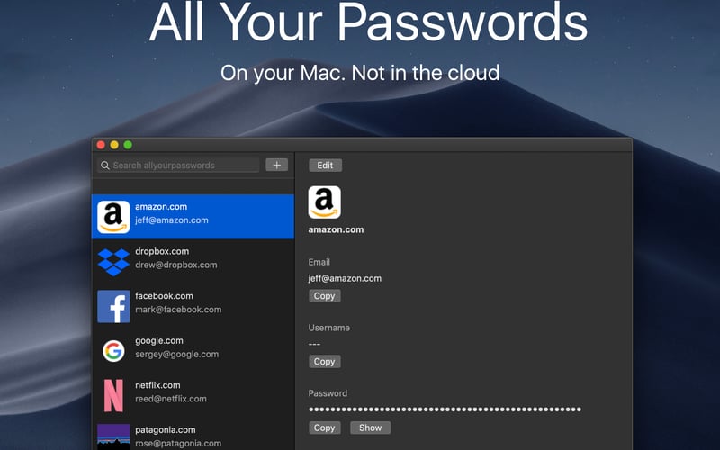 All Your Passwords screenshot 2