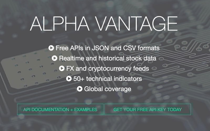 Alpha Vantage screenshot 2