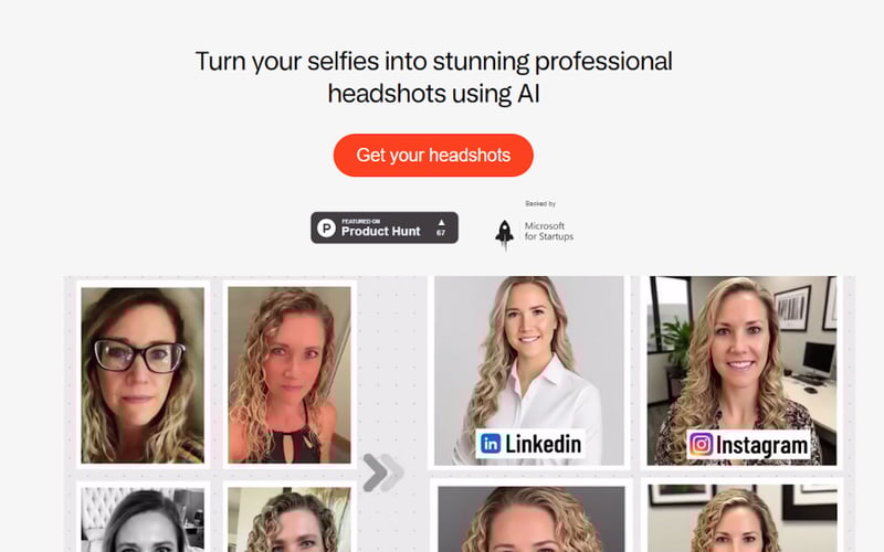 Alter AI: AI Headshot Generator screenshot 1