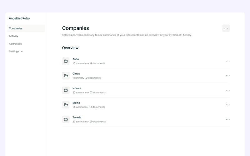 AngelList screenshot 3