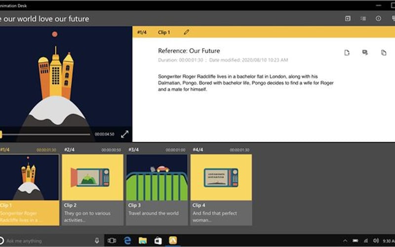 Animation Desk For Windows screenshot 1