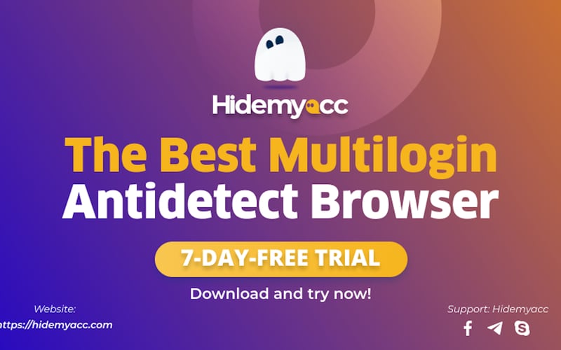 Antidetect Browser Hidemyacc screenshot 1
