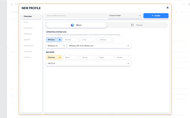Antidetect Browser Hidemyacc screenshot 2