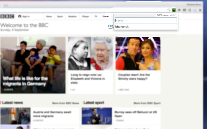 Anymail finder screenshot 2