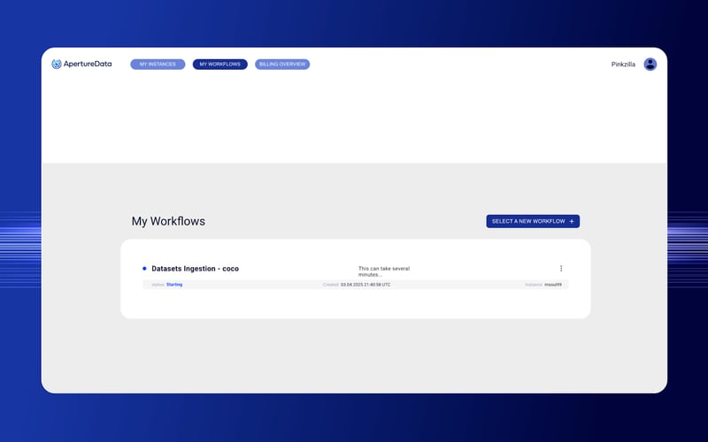 ApertureDB screenshot 1