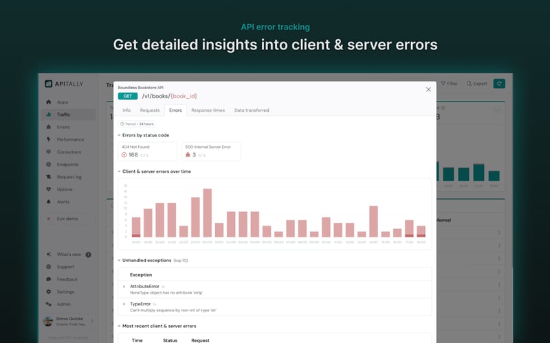 Apitally screenshot 2