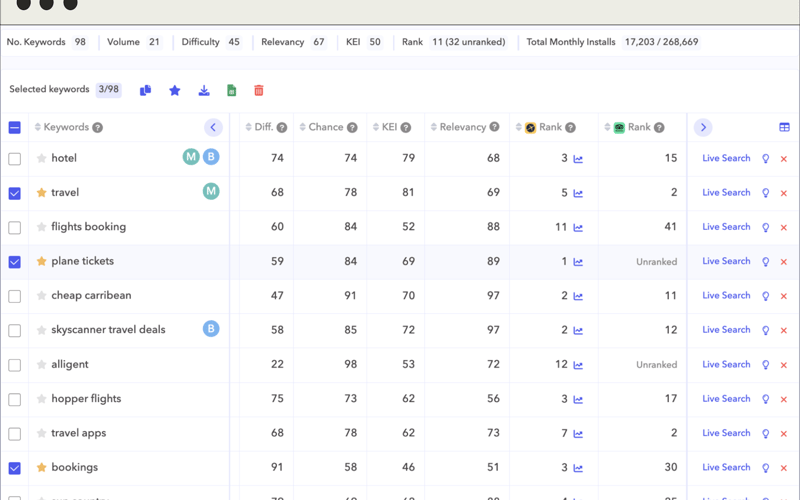 AppTweak screenshot 1