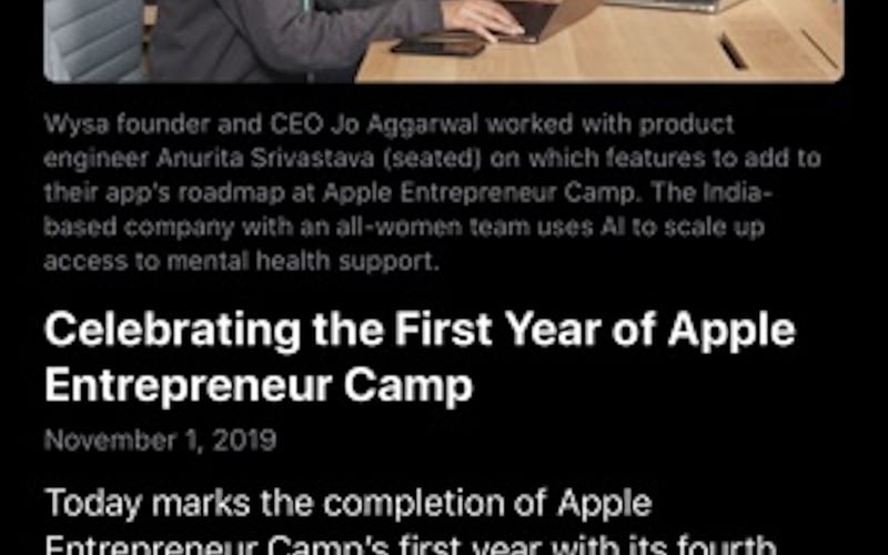 Apple Developer screenshot 2