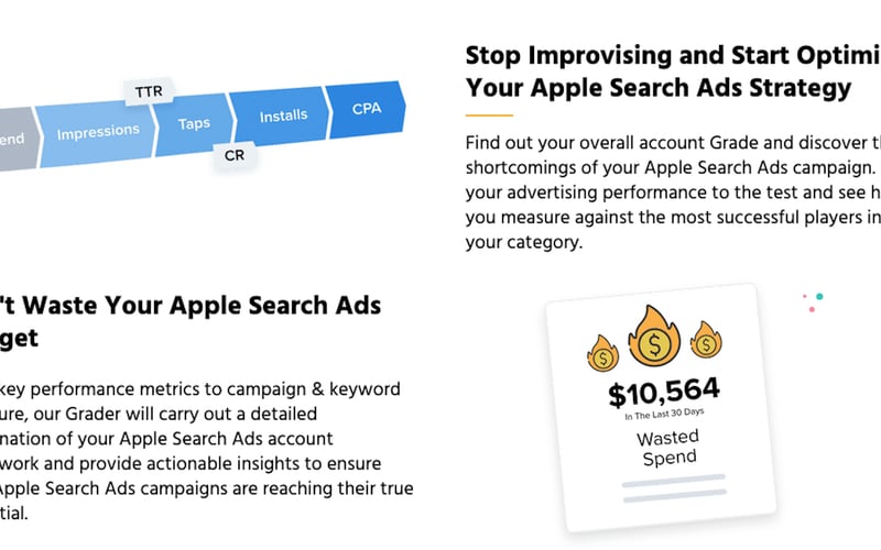 Apple Search Ads Performance Grader screenshot 2