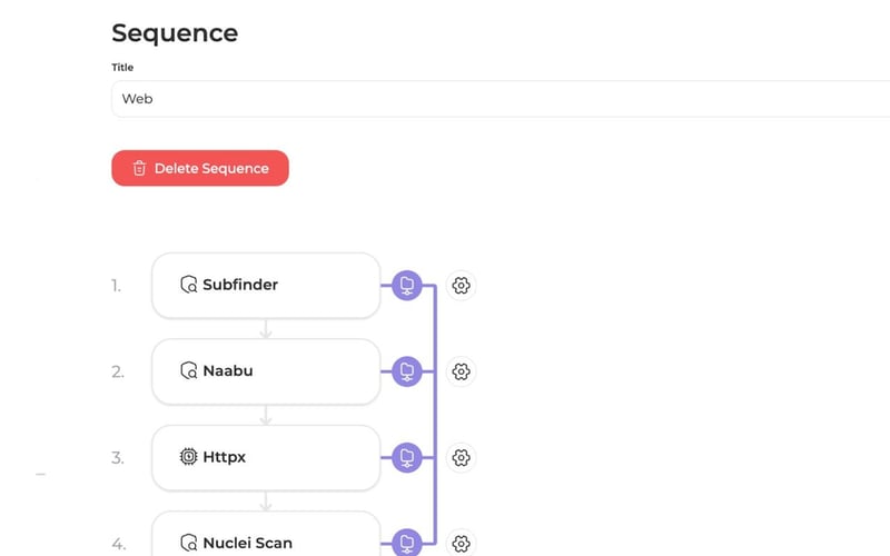 Application Security portal screenshot 3
