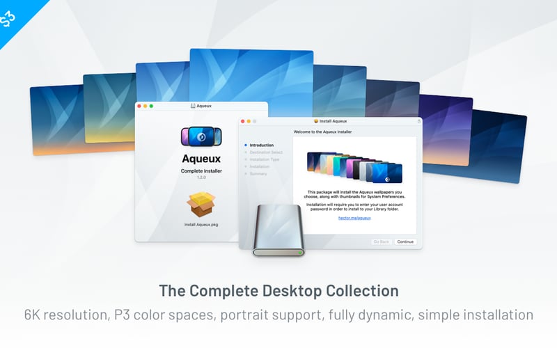 Aqueux Wallpapers screenshot 2