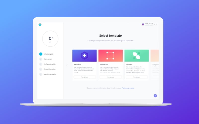 Aragon DAO screenshot 2