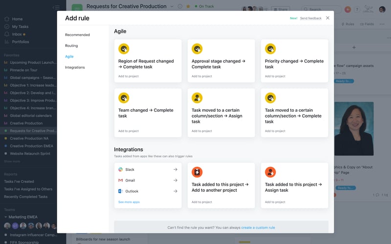 Asana screenshot 1