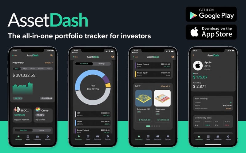 AssetDash screenshot 1