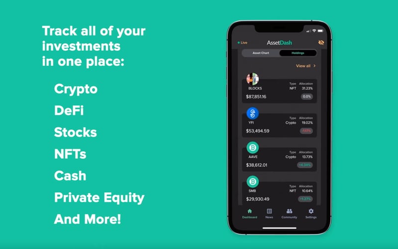 AssetDash screenshot 2