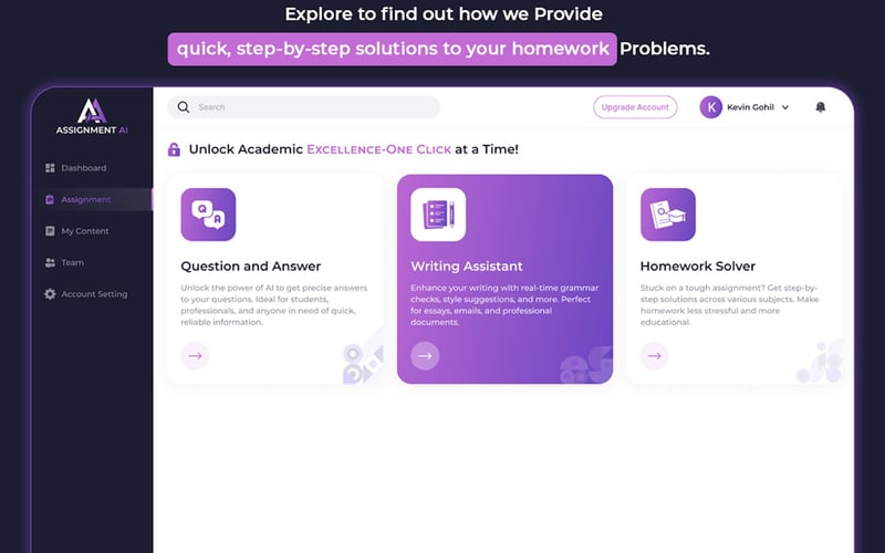AssignmentGPT AI - Writing Assistant screenshot 2