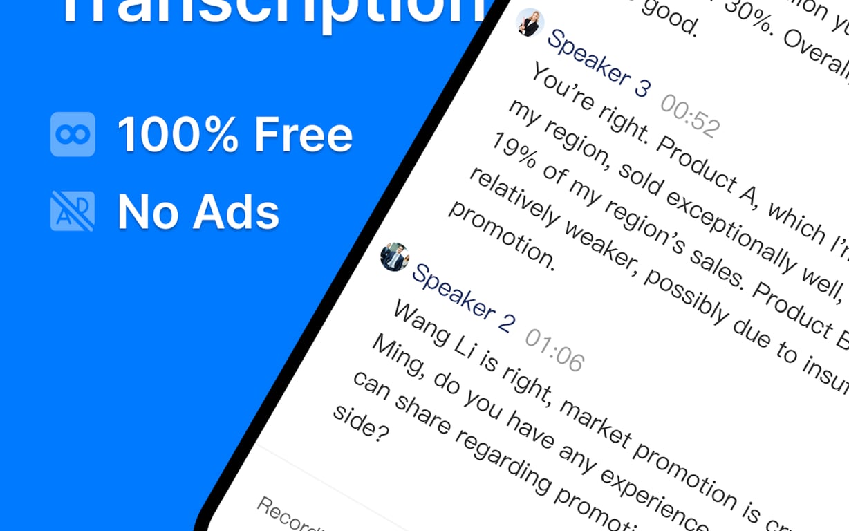 Atter: AI Voice to Text preview