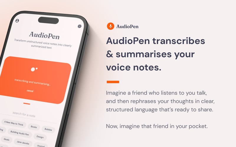 AudioPen screenshot 2