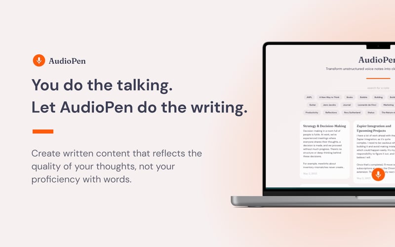 AudioPen screenshot 3